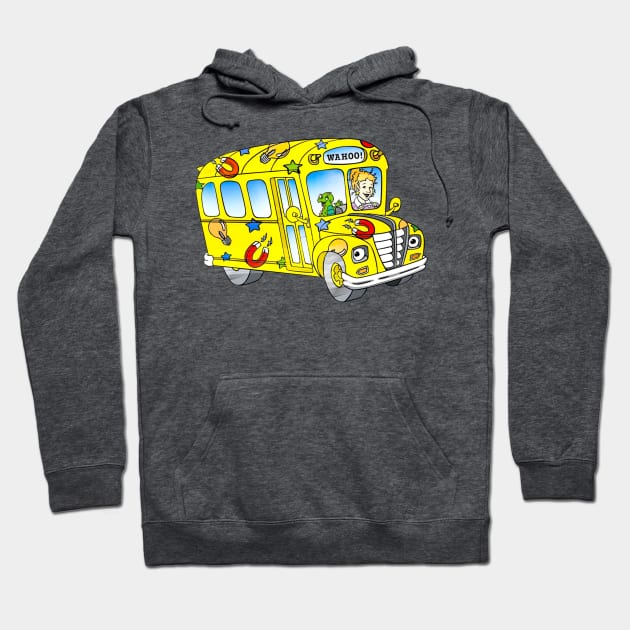 The magic school bus Hoodie by ghjura